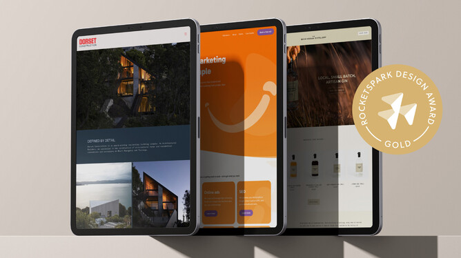 Screenshot of 3 previous winners of Site of the Month