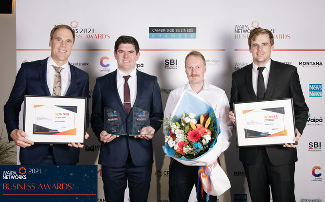 Grant Johnson, Lee Reichardt, Richard King and Jeremy Johnson