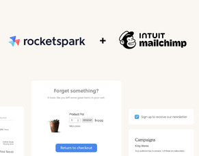 Rev up your online sales with Rocketspark + Mailchimp ecommerce