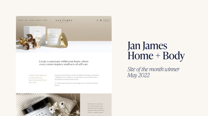 Previous site of the month winner