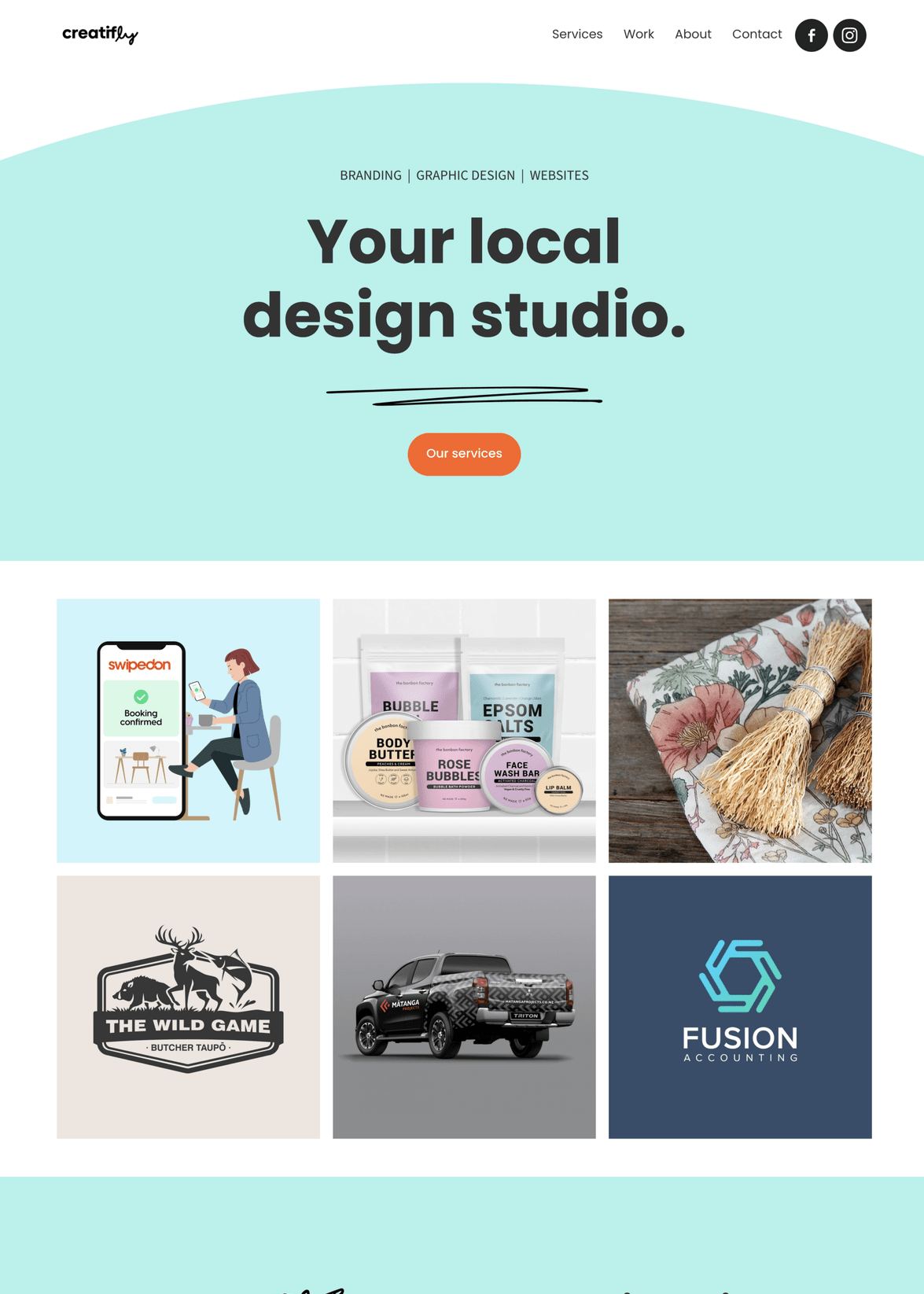 Creatifly Site Screenshot